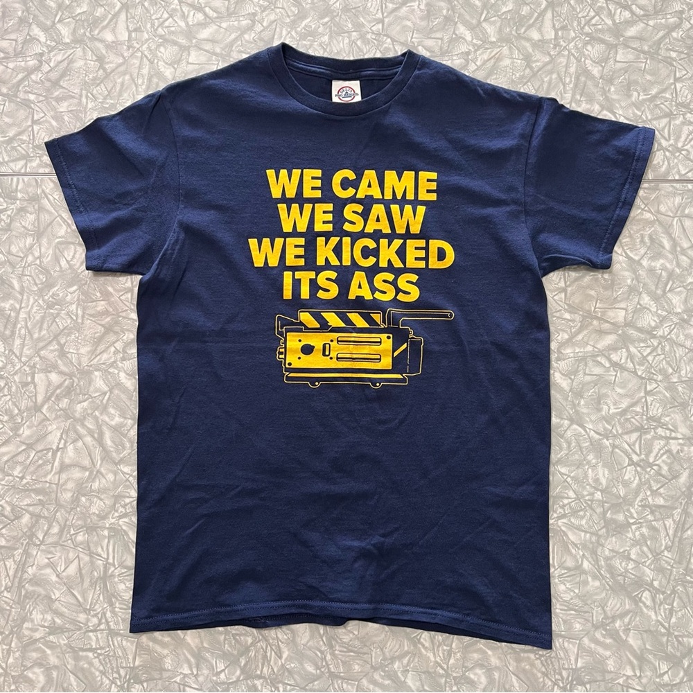 Ghostbusters “We Came We Saw We Kicked It’s Ass” T-shirt, Small